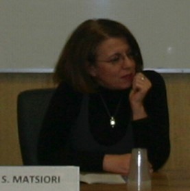 Ματσιώρη Στεριανή, Αναπληρώτρια Καθηγήτρια (Δρ.)